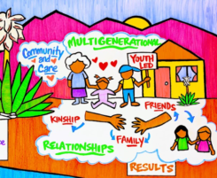 Image by Joe Stacey, creative graphic showcasing healthy community interactions